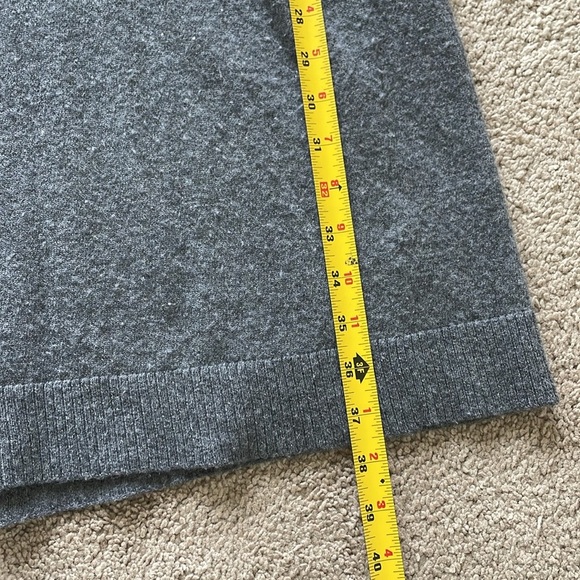 Banana Republic Italian Merino Wool Cashmere Blend Sweater Dress Women’s S Grey - Picture 6 of 10